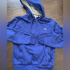 Lacoste Sport pull on  Hoodie  periwinkle Classic Fit Hoodie Timeless.